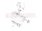 SUZUKI RM250 K (1989) (E03,E28,E33) 5A - CRANKSHAFT (MODEL L)
