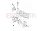 SUZUKI RM250 K (1989) (E03,E28,E33) 10A - CLUTCH (MODEL N)