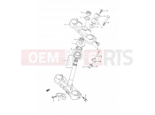 SUZUKI RM250 K (1989) (E03,E28,E33) 23A - STEERING STEM (MODEL M/N)