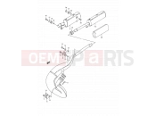 SUZUKI RM250 L (1990) (E03,E28,E33) 8 - MUFFLER