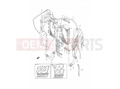 SUZUKI RM250 L (1990) (E03,E28,E33) 9 - RADIATOR (MODEL K/L)