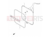 SUZUKI RM250 L (1990) (E03,E28,E33) 38 - FRONT NUMBER PLATE (MODEL K/L/M)