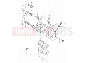 SUZUKI RM250 L (1990) (E03,E28,E33) 28A - FRONT CALIPER (MODEL M/N)