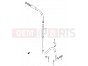 SUZUKI RM250 L (1990) (E03,E28,E33) 29 - FRONT BRAKE HOSE (MODEL K/L/M)