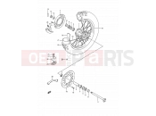 SUZUKI RM250 L (1990) (E03,E28,E33) 35A - REAR WHEEL (MODEL L/M)