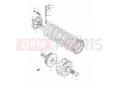 SUZUKI RM250 N (1992) (E03,E28,E33) 10 - CLUTCH (MODEL K/L/M)
