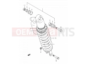 SUZUKI RM250 N (1992) (E03,E28,E33) 32B - SHOCK ABSORBER (MODEL M)