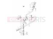 SUZUKI RM250 N (1992) (E03,E28,E33) 37 - REAR MASTER CYLINDER (MODEL K)