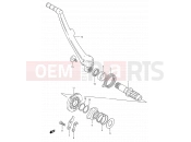 SUZUKI RM250 P (1993) (E03,E28,E33) 13 - KICK STARTER