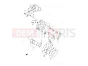 SUZUKI RM250 P (1993) (E03,E28,E33) 34 - REAR CALIPER (MODEL P/R)