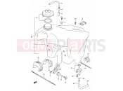 SUZUKI RM250 S (1995) (E03,E28,E33) 19A - FUEL TANK (MODEL S)