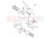SUZUKI RM250 S (1995) (E03,E28,E33) 26A - HANDLE SWITCH (MODEL S)