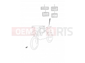 SUZUKI RM250 S (1995) (E03,E28,E33) 36 - LABEL