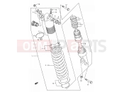 SUZUKI RM250 S (1995) (E03,E28,E33) 30B - SHOCK ABSORBER (MODEL S)