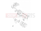 SUZUKI RM250 S (1995) (E03,E28,E33) 34A - REAR CALIPER (MODEL S)