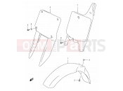 SUZUKI RM250 T (1996) (E02) 22 - FRONT FENDER