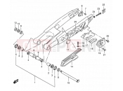 SUZUKI RM250 T (1996) (E02) 33 - REAR SWINGING ARM (MODEL T)