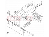 SUZUKI RM250 W (1998) (E02) 33B - REAR SWINGING ARM (MODEL W)