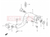 SUZUKI RM250 X (1999) (E02) 18 - REAR BRAKE
