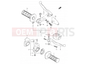 SUZUKI RM250 X (1999) (E02) 24 - HANDLE LEVER