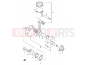 SUZUKI RM250 Y (2000) (E02) 5 - CRANKSHAFT