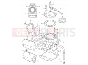 SUZUKI RM250 T (1996) (E03,E28,E33) 1 - CYLINDER (MODEL T/V/W)