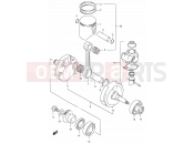 SUZUKI RM250 T (1996) (E03,E28,E33) 5 - CRANKSHAFT