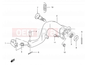 SUZUKI RM250 T (1996) (E03,E28,E33) 18 - REAR BRAKE