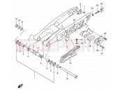 SUZUKI RM250 T (1996) (E03,E28,E33) 33 - REAR SWINGING ARM (MODEL T)