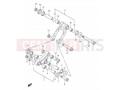 SUZUKI RM250 T (1996) (E03,E28,E33) 35 - REAR CUSHION LEVER (MODEL T/V)