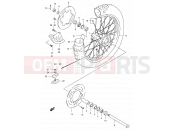 SUZUKI RM250 T (1996) (E03,E28,E33) 36 - REAR WHEEL (MODEL T/V/W/X)