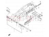 SUZUKI RM250 V (1997) (E03,E28,E33) 33A - REAR SWINGING ARM (MODEL V)