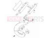 SUZUKI RM250 W (1998) (E03,E28,E33) 8 - MUFFLER