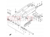 SUZUKI RM250 W (1998) (E03,E28,E33) 33B - REAR SWINGING ARM (MODEL W)