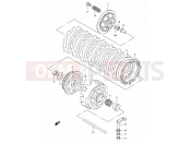 SUZUKI RM250 X (1999) (E03,E28,E33) 10 - CLUTCH