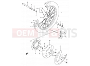SUZUKI RM250 X (1999) (E03,E28,E33) 30A - FRONT WHEEL (MODEL V/W/X/Y)