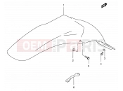 SUZUKI RM250 Y (2000) (E03,E28,E33) 25 - REAR FENDER