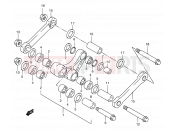 SUZUKI RM250 Y (2000) (E03,E28,E33) 35B - REAR CUSHION LEVER (MODEL Y)