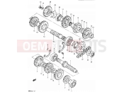 SUZUKI RM465 X (1999) 10 - TRANSMISSION (MODEL X)