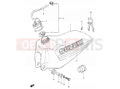 SUZUKI RM465 X (1999) 21 - FUEL TANK (MODEL X)