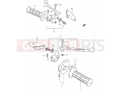 SUZUKI RM465 X (1999) 31 - HANDLE GRIP - LEVER (MODEL X)
