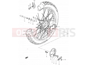 SUZUKI RM465 X (1999) 29 - FRONT WHEEL