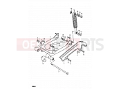 SUZUKI RM50 C (1978) 36 - REAR SWINGING ARM (RM50C)