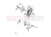 SUZUKI RM50 T (1996) 39 - REAR WHEEL (RM50T, RM50X)
