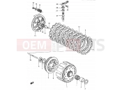 SUZUKI RM500 D (1983) 9 - CLUTCH