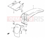 SUZUKI RM500 D (1983) 39 - REAR FENDER (MODEL D)