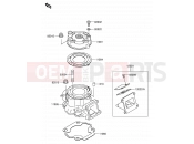 SUZUKI RM65 K5 (2005) (E03) 1 - CYLINDER HEAD/CYLINDER