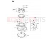 SUZUKI RM65 K5 (2005) (E19) 1 - CYLINDER HEAD/CYLINDER