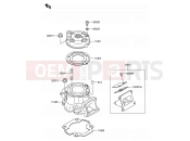 SUZUKI RM65 K5 (2005) (E28) 1 - CYLINDER HEAD/CYLINDER