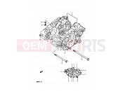 SUZUKI RM80H F (1985) 2 - CRANKCASE